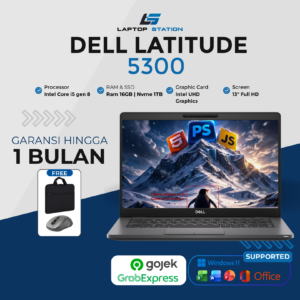 DELL LATITUDE 5300 INTEL CORE I5 8265U 13" IPS FULL HD BERGARANSI