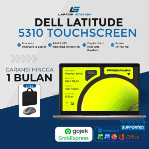 DELL LATITUDE 5310 TOUCHSCREEN I5 10310U RAM 16GB NVME 512GB 13" IPS FULL HD WINDOWS 11 PRO