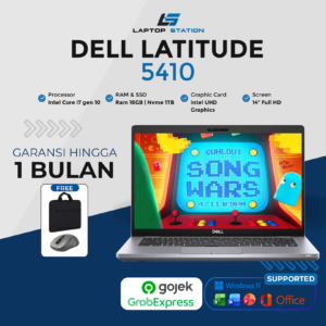 DELL LATITUDE 5410 INTEL CORE I7 10610U RAM 16GB NVME 512GB 14" FULL HD