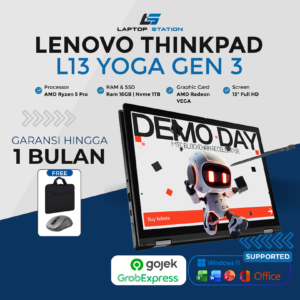 LENOVO THINKPAD L13 YOGA GEN 3 AMD RYZEN 5 PRO 5675U RAM 16GB NVME 512GB 13" IPS FULL HD STYLUS PEN