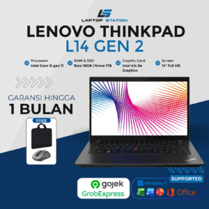 LENOVO THINKPAD L14 GEN 2 INTEL CORE I5 1135G7 RAM 16GB NVME 512GB IRIS XE GRAPHICS