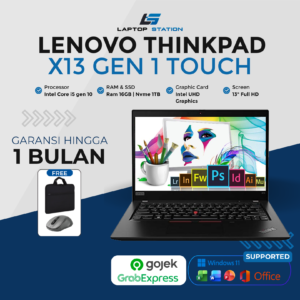 LENOVO THINKPAD X13 GEN 1 TOUCHSCREEN INTEL CORE I5 10210U RAM 16GB NVME 512GB
