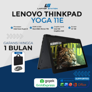 LENOVO THINKPAD 11E YOGA INTEL CORE I5 8200Y 11" TABLET MODE RAM 8GB NVME 512GB